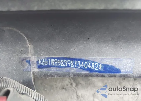 2008 Chevrolet Impala Police z USA, uszkodzony, nr VIN 2G1WS583981340482